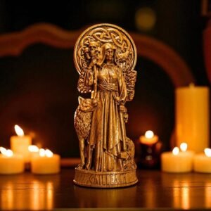 Wood Sculpture Collection-Cailleach Statue, Celtic Goddess Cailleach, Cailleach Figure, Celtic Goddess Statue, Celtic Statue, Celtic Altar, Irish Mythology, Altar