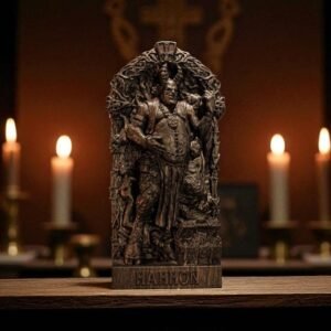 Black Mammon Statue, Black Goetia Demon Figure, Ars Goetia Statue, Black Demon Statue, Demonology Figure, Satan Altar, Occult Altar