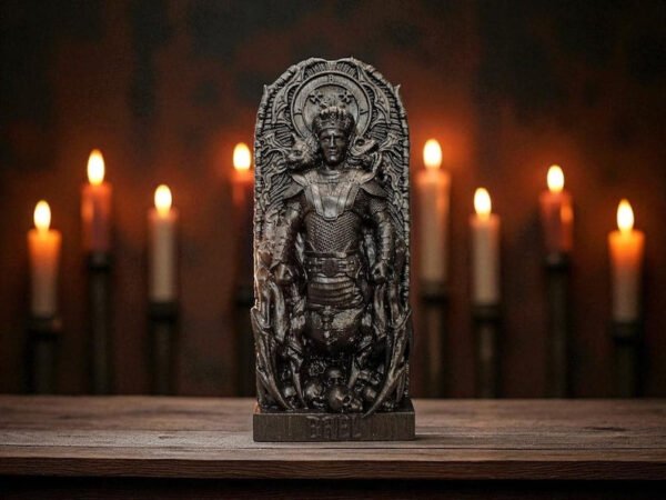Black Bael King Statue, Bael King Goetia Figure, Goetia Demon Statue, Demonology Figure, Black demon Statue, Occult Statue, Satan Statue