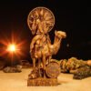 King Paimon Statue, Demon Paimon Figure, Ars Goetia Statue, Demon Statue, Demonology, Wooden Pagan Statue, Occult figure, Occult Decor