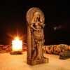 Wood Sculpture Collection-Hestia Statue, Greek Goddess Hestia, Greek Goddess Figure, Greek Statue, Greek Mythology, Greek Sculpture, Pagan Figure, Greek Gods