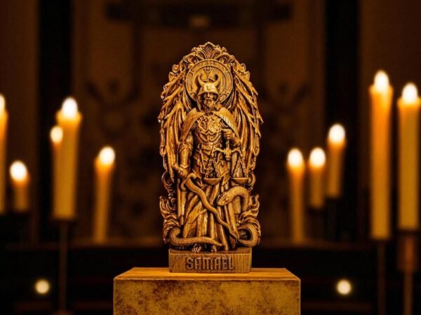 Samael Statue, Samael Fallen Angel Figure, Occult Statue, Demon Figurine, Pagan Altar, Altar Figurine, Custom Demon Figure, Occult Gift