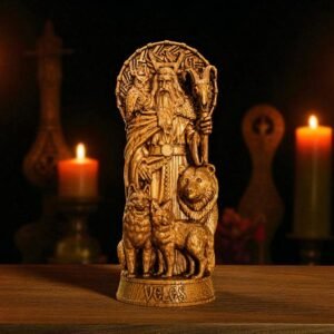 Wood Sculpture Collection-Veles Statue, Slavic God Veles, Slavic Gods Statues, Slavic Mythology, Pagan Altar Figurine, Pagan God Statue, Pagan Gift, Slavic Altar