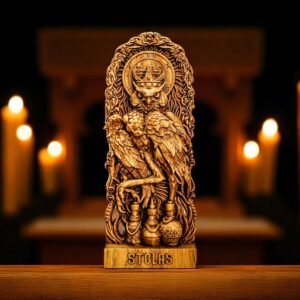 Stolas Statue, Stolas Goetia Demon, Goetia Demons Statues, Demonology Figure, Occult Statue, Demon Statue, Stolas Goetia