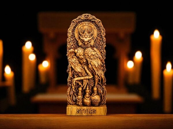 Stolas Statue, Stolas Goetia Demon, Goetia Demons Statues, Demonology Figure, Occult Statue, Demon Statue, Stolas Goetia