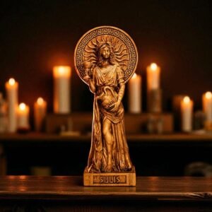 Sulis Minerva Statue, Sulis Minerva Roman Goddess, Roman Goddess Figure, Roman Mythology, Roman Gods, Roman Sculpture, Pagan Figurine