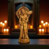 Wood Sculpture Collection-Morrigan Statue, Celtic Goddess Figure, Wooden Morrigan Figure, Irish Goddess Statue, Pagan Goddess, Celtic Mythology, Irish Mythology