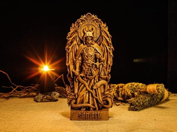 Samael Statue, Samael Fallen Angel Figure, Occult Statue, Demon Figurine, Pagan Altar, Altar Figurine, Custom Demon Figure, Occult Gift