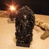 Wood Sculpture Collection-Black Samael Statue, Samael Fallen Angel Figure, Occult Statue, Demon Figurine, Pagan Altar, Altar Figurine, Custom Demon Figure,Occult Gift