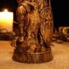 Perun Statue, Slavic God Perun, Slavic Gods Statues, Slavic Mythology, Pagan Altar Figurine, Pagan God Statue, Pagan Gift, Slavic Altar
