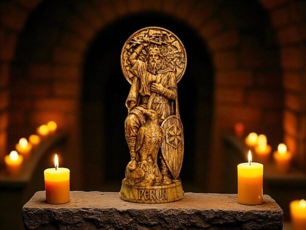 Perun Statue, Slavic God Perun, Slavic Gods Statues, Slavic Mythology, Pagan Altar Figurine, Pagan God Statue, Pagan Gift, Slavic Altar