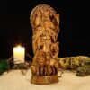 Wood Sculpture Collection-Veles Statue, Slavic God Veles, Slavic Gods Statues, Slavic Mythology, Pagan Altar Figurine, Pagan God Statue, Pagan Gift, Slavic Altar