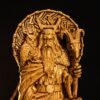Wood Sculpture Collection-Veles Statue, Slavic God Veles, Slavic Gods Statues, Slavic Mythology, Pagan Altar Figurine, Pagan God Statue, Pagan Gift, Slavic Altar