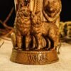 Wood Sculpture Collection-Veles Statue, Slavic God Veles, Slavic Gods Statues, Slavic Mythology, Pagan Altar Figurine, Pagan God Statue, Pagan Gift, Slavic Altar