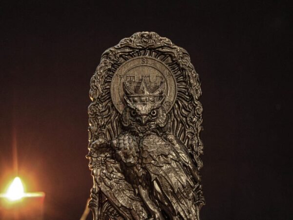 Black Stolas Statue, Stolas Goetia Demon, Goetia Demons Statues, Demonology Figure, Occult Statue, Demon Statue, Stolas Goetia