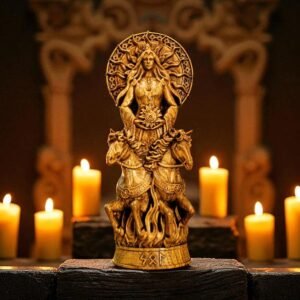 Sol Statue, Norse Goddess Sol, Sol Altar Figure, Sunna Goddess Figure, Pagan Altar, Asatru, Norse Mythology, Pagan Statue, Norse Gift