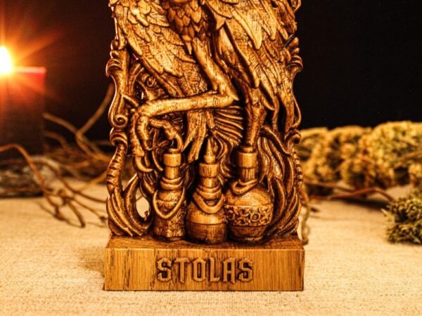 Stolas Statue, Stolas Goetia Demon, Goetia Demons Statues, Demonology Figure, Occult Statue, Demon Statue, Stolas Goetia