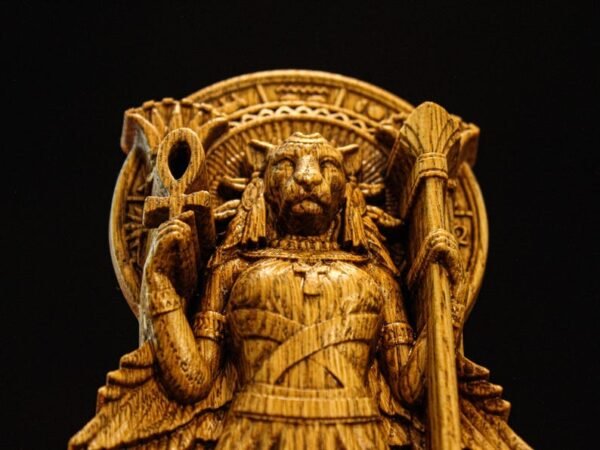 Sekhmet Statue, Egyptian Goddess Sekhmet, Sekhmet Altar Figure, Egyptian Mythology, Pagan Goddess Figure, Pagan Altar, Egyptian Sculpture