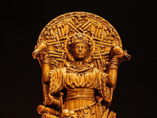 Mokosh Statue, Slavic Goddess Mokosh, Wooden Mokosh Figure, Altar Figurine, Slavic Goddess Statue, Slavic Mythology, Pagan Altar