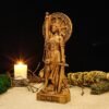 Nemesis Statue, Greek Goddess Nemesis, Nemesis Wooden Sculpture, Greek Statue, Greek Mythology, Pagan Figurine, Altar Statue, Custom Statue