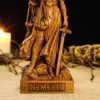Nemesis Statue, Greek Goddess Nemesis, Nemesis Wooden Sculpture, Greek Statue, Greek Mythology, Pagan Figurine, Altar Statue, Custom Statue