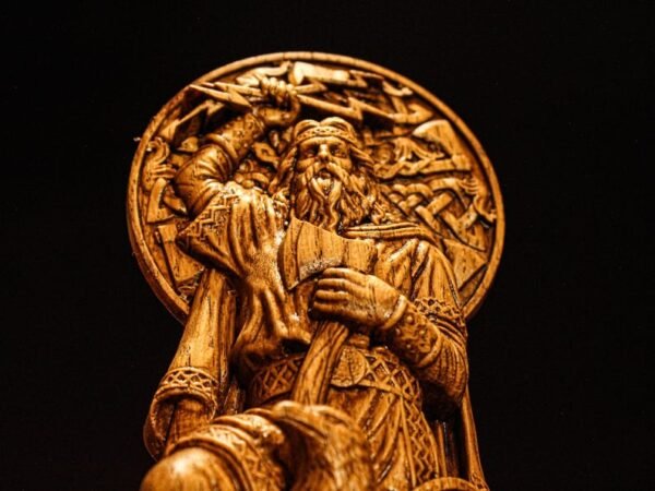 Perun Statue, Slavic God Perun, Slavic Gods Statues, Slavic Mythology, Pagan Altar Figurine, Pagan God Statue, Pagan Gift, Slavic Altar