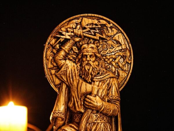 Perun Statue, Slavic God Perun, Slavic Gods Statues, Slavic Mythology, Pagan Altar Figurine, Pagan God Statue, Pagan Gift, Slavic Altar