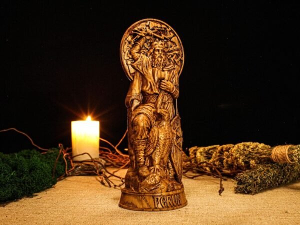 Perun Statue, Slavic God Perun, Slavic Gods Statues, Slavic Mythology, Pagan Altar Figurine, Pagan God Statue, Pagan Gift, Slavic Altar