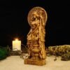 Hera Statue, Hera Altar Figure, Greek Goddess Figure, Wicca Goddess, Wooden Hecate, Wheel of Hecate, Pagan Altar, Greek Altar Statue