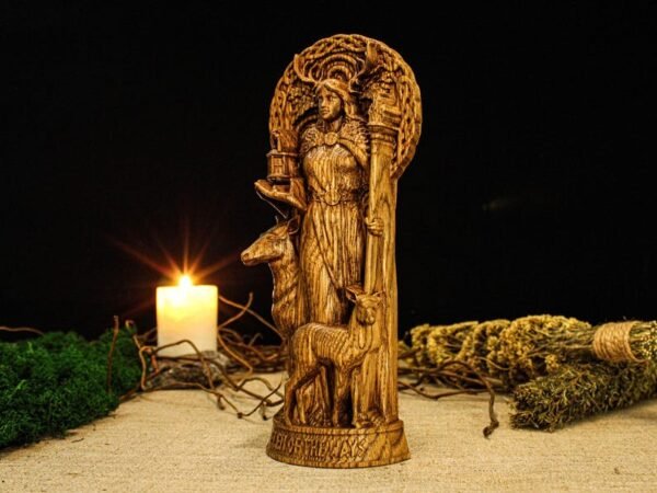 Elen of the Ways Statue, Celtic Goddess Elen, Celtic Goddess Statue, Celtic Mythology, Norse Figurine, Pagan Statue, Pagan Altar Figure