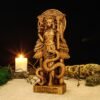 Sekhmet Statue, Egyptian Goddess Sekhmet, Sekhmet Altar Figure, Egyptian Mythology, Pagan Goddess Figure, Pagan Altar, Egyptian Sculpture