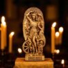 Fortuna Statue, Roman Goddess Fortuna, Roman Goddess Figure, Fortuna Sculpture, Roman Mythology, Pagan Altar, Custom God Statues