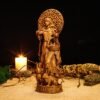 Wood Sculpture Collection-Ostara Statue, Goddess Ostara Figurine, Goddess of Spring, Embrace the Spring Equinox, Pagan Statue, Pagan Altar, Altar Figurine