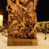 Asmodeus Statue, Goetia Demon Figure, Occult Statue, Demon Statue, Demonology, Satan Statue, Carved Pagan Decor, Pagan Altar