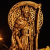 Wood Sculpture Collection-Hel Statue, Hel Norse Goddess Figure, Goddess of Death, Norse Figurine, Viking Statue, Altar Figure, Viking Gift, Norse Lover Gift