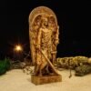 Wood Sculpture Collection-Thanatos Statue, Greek God Thanatos, Thanatos Altar Figure, Greek Altar, Greek Mythology, Pagan Figure, Custom God Statue, Greek Sculpture