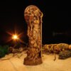 Wood Sculpture Collection-Aradia Statue, Goddess of Witches, Wiccan Goddess Statue, Queen of Witches, Pagan Figurine, Wiccan Altar, Custom God Statue