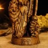 Wood Sculpture Collection-Hel Statue, Hel Norse Goddess Figure, Goddess of Death, Norse Figurine, Viking Statue, Altar Figure, Viking Gift, Norse Lover Gift