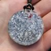 Orgone Energy~7 Chakras Orgone Energy Pendant Gold Flakes