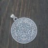 Silver Pentagram Necklace, Pentagram Pendant, 925 Silver Wicca Pendant, Wiccan Amulet, Wiccan Pentagram Necklace, Silver Pentagram