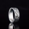 Viking Style Band Norse Ornament Jewelry and Unique Pattern Ring, Scandinavian Jewelry, Nordic Ring, Handcrafted Viking Jewelry