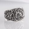 Sterling Silver Raven Ring, Hugin and Munin Ring, Raven's Jewelry, Viking Ring, Norse Jewelry, Mammen Ornament Ring, Handmade Viking Jewelry
