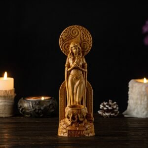 il_fullxfull.4323736172_6tmm Brigid Irish Goddess, Brigid Celtic Goddess, Celtic gods, Brigid statue, pagan altar, celtic pantheon