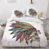 Luxury Bedding Sets 3d Custom,duvet Cover Set Queen/king,quilt/blanket Cover Set,3 Pcs Bed Se,halloween Skull Bed Linen - Bedding Set