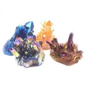 Magicun Crystal~natural crystal cluste colorful ornaments original stone ornaments degaussing  stone decorative material