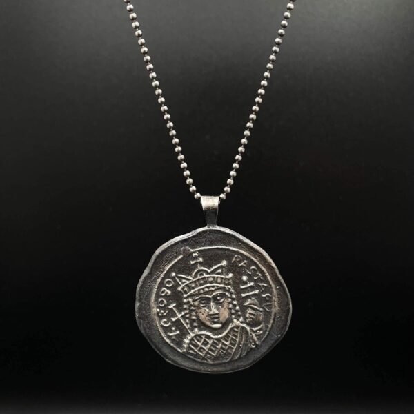 Necklaces Byzantine Coin Necklace | Museum Quality Replica of an Ancient Coin Ancient Treasures Ancientreasures Viking Odin Thor Mjolnir Celtic Ancient Egypt Norse Norse Mythology