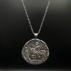 Necklaces Byzantine Coin Necklace | Museum Quality Replica of an Ancient Coin Ancient Treasures Ancientreasures Viking Odin Thor Mjolnir Celtic Ancient Egypt Norse Norse Mythology
