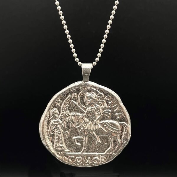 Necklaces Byzantine Coin Necklace | Museum Quality Replica of an Ancient Coin Ancient Treasures Ancientreasures Viking Odin Thor Mjolnir Celtic Ancient Egypt Norse Norse Mythology