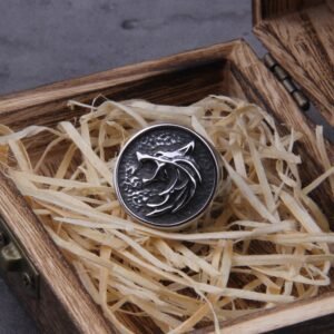 Viking Magic~NewWolf Head Ring