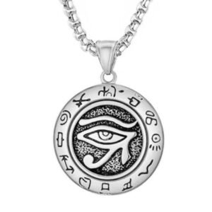 Pendant Necklaces Silver Plated Ancient Egypt Eye of Horus Necklace Ancient Treasures Ancientreasures Viking Odin Thor Mjolnir Celtic Ancient Egypt Norse Norse Mythology